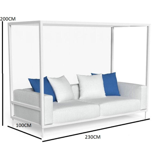 outdoor sofa with umbrella
