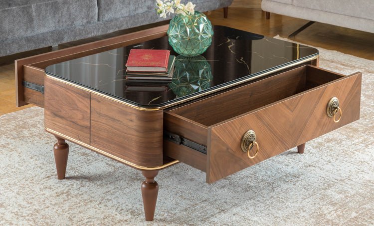 Black center table