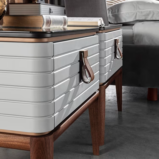 Levanzo gray nightstand