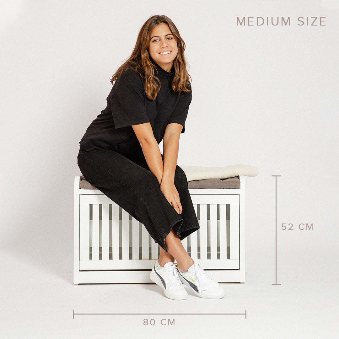 White Secret Shoe Storage