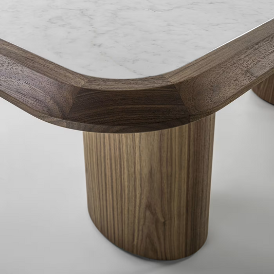 straight diamond dining table