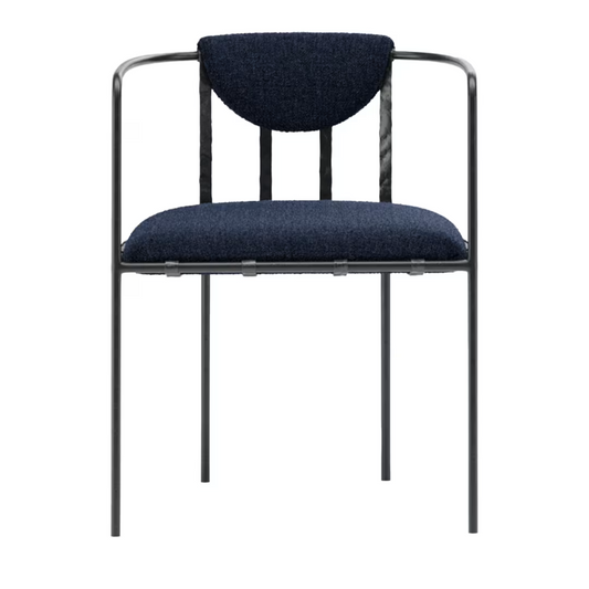 Dolmen graphite chair