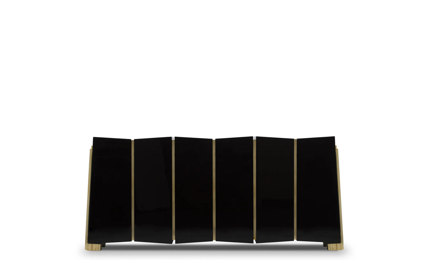 zig-zag black and gold cabinet