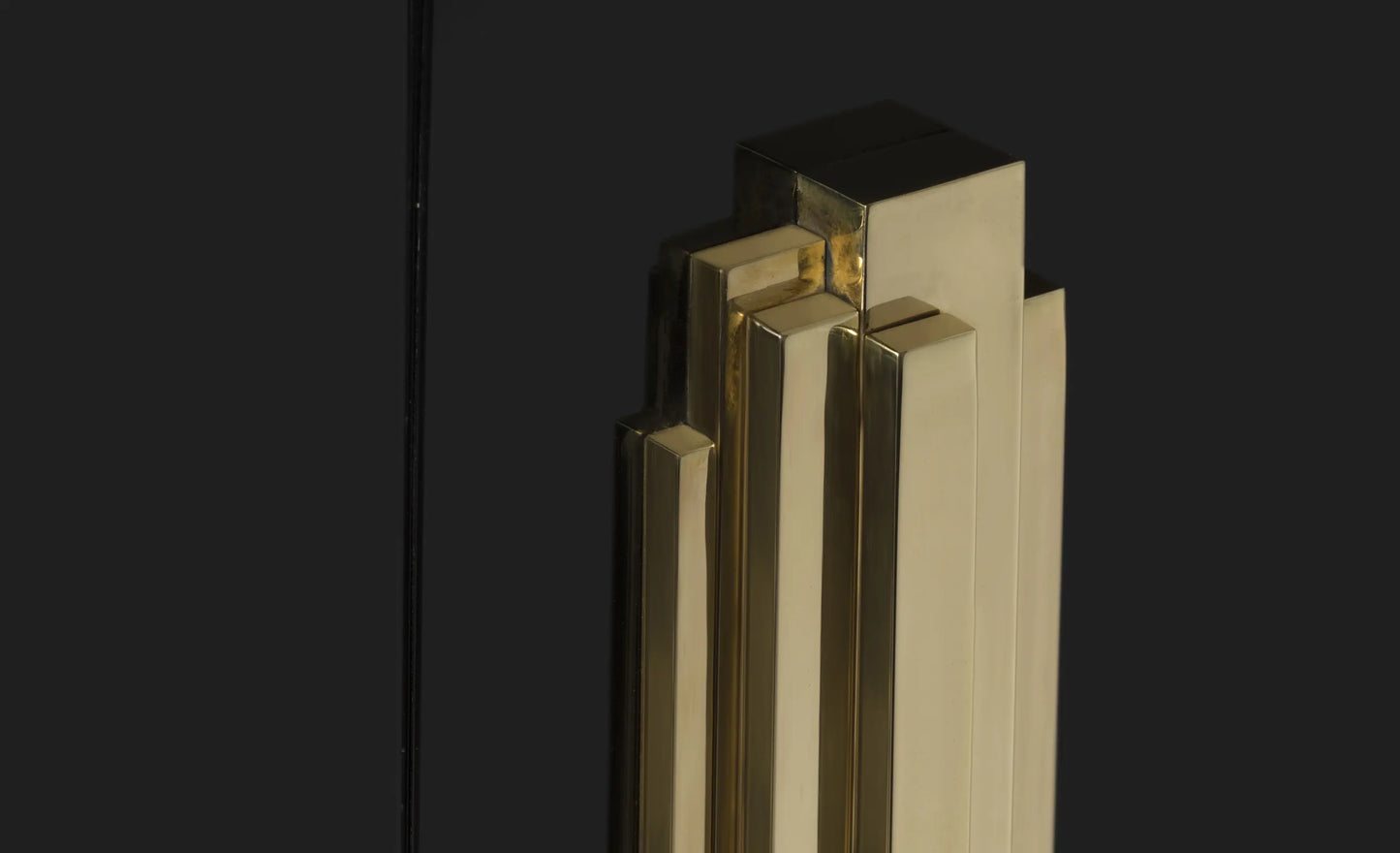 zig-zag black and gold cabinet