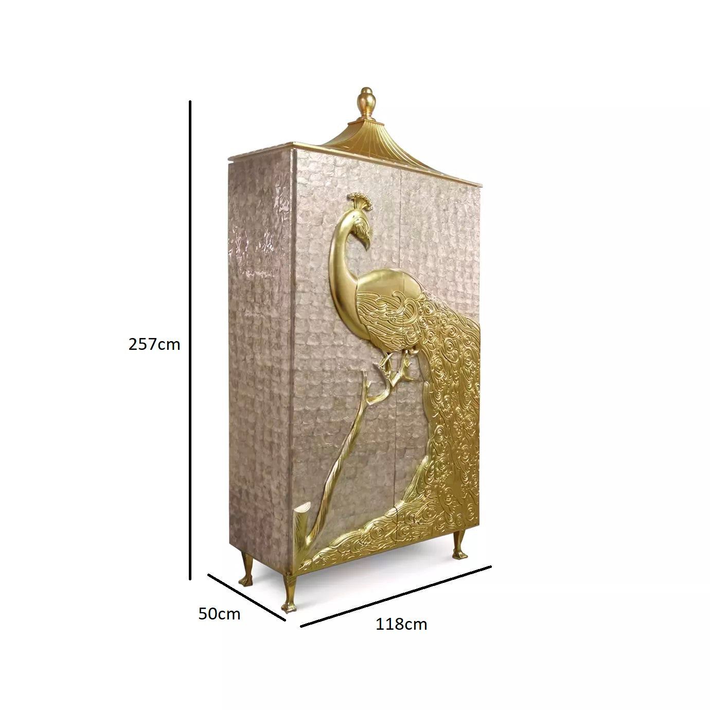 Pearl Armoire A Regal Masterpiece