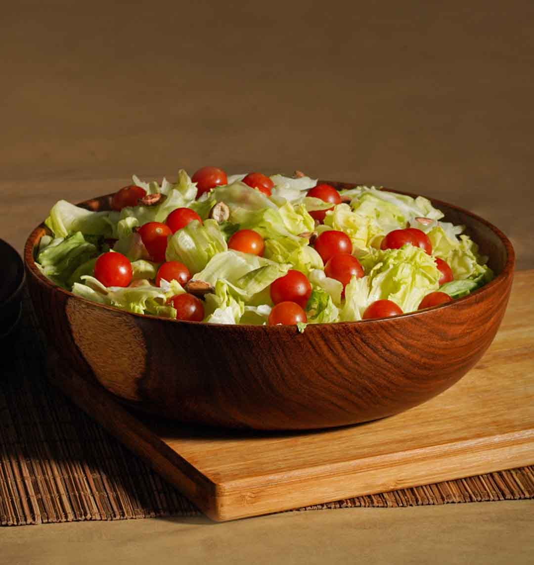 Large Wooden Serving Bowl