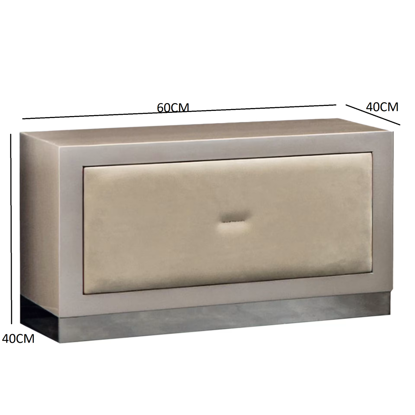 Keep soft bedside table