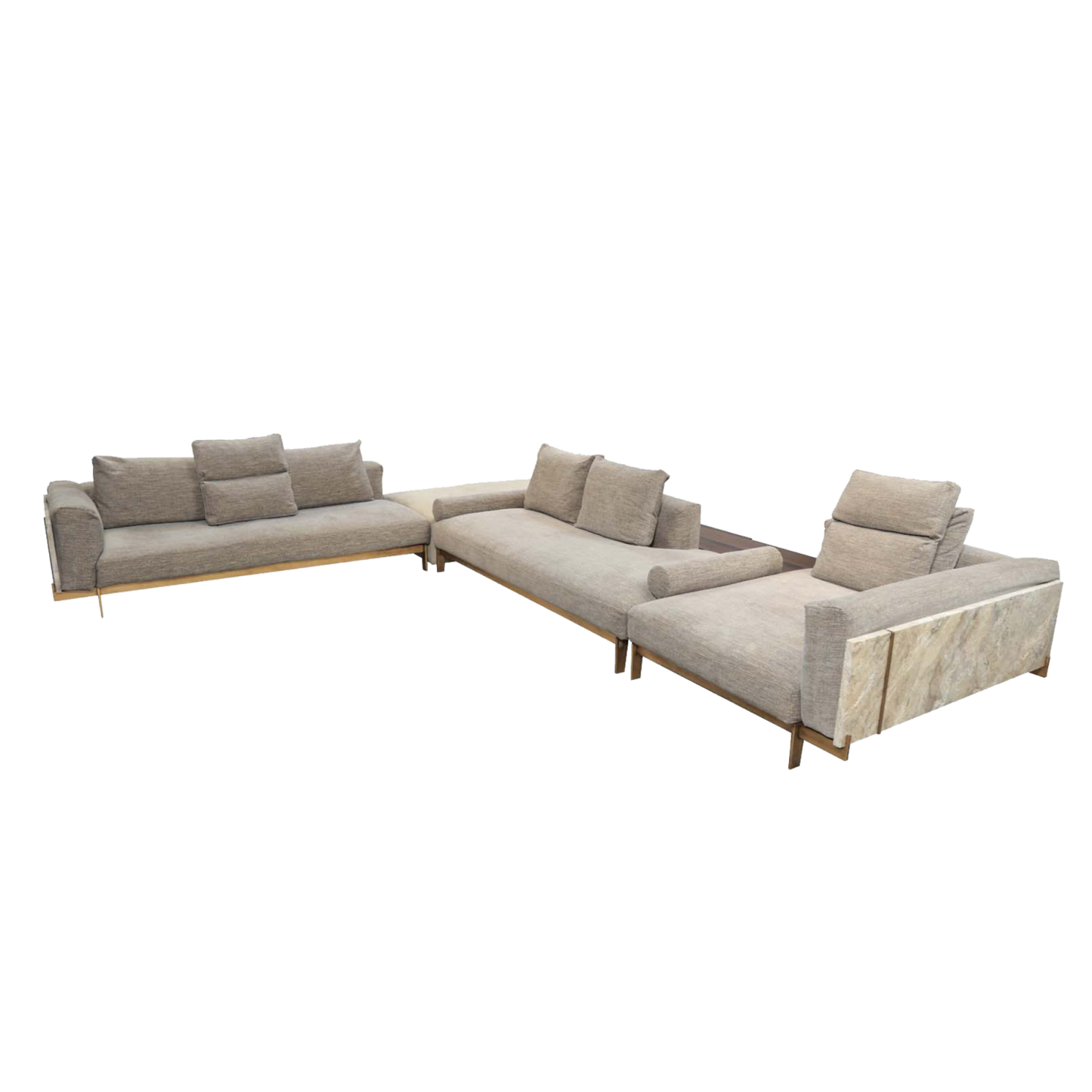 Atlantide Sofa shape L with elegant colors