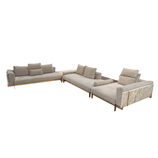 Atlantide Sofa shape L with elegant colors