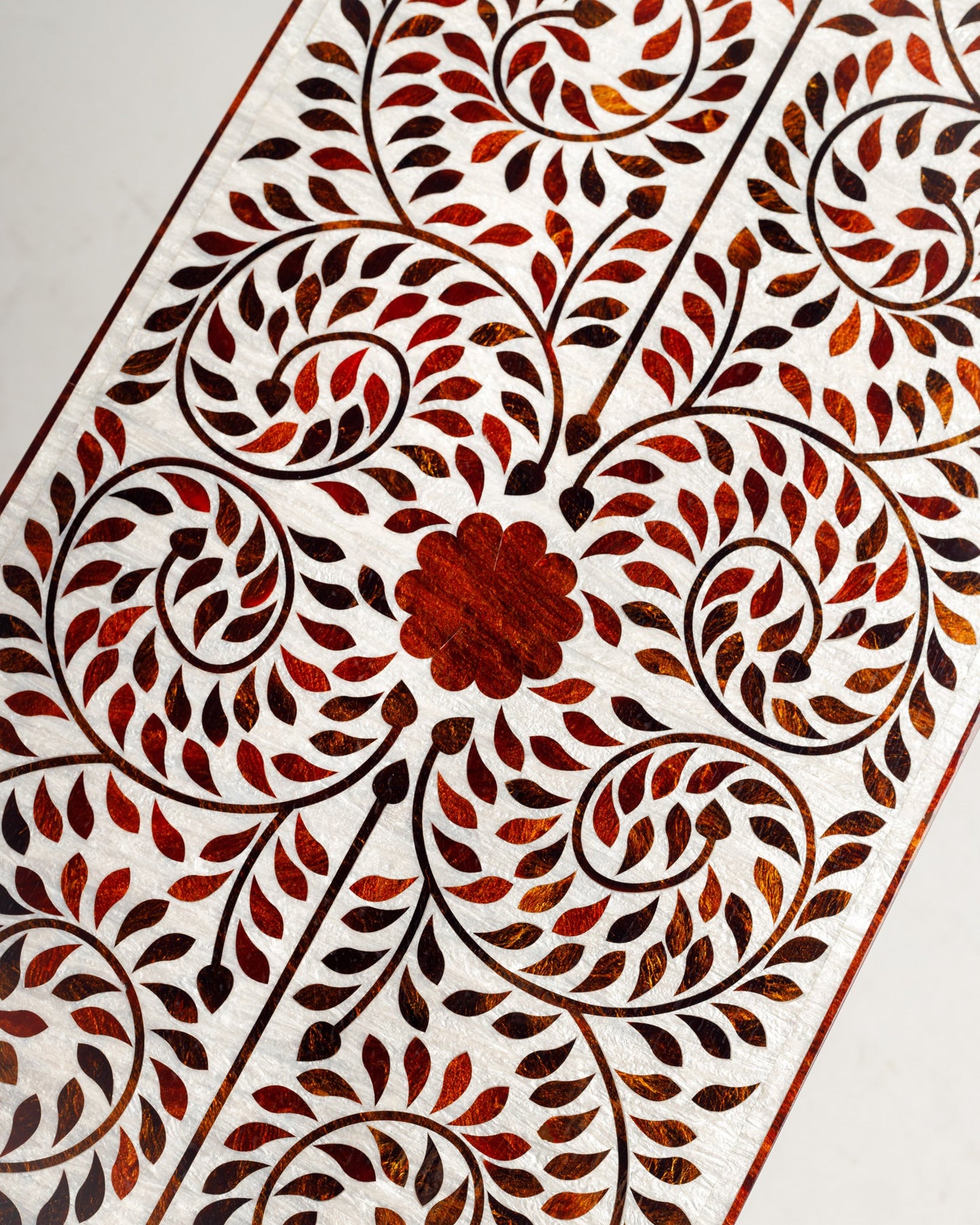 Floral Bone Inlay Console