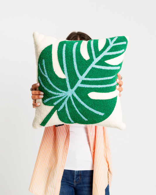 Leaf Tufted Cushion