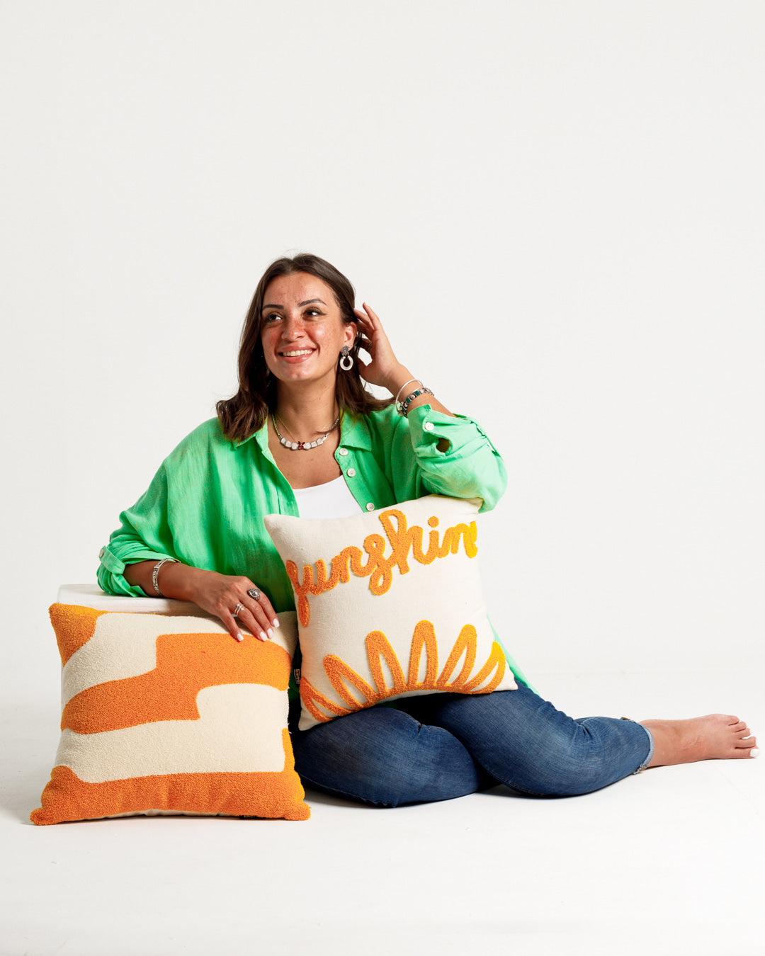 Sunshine Tufted Cushion