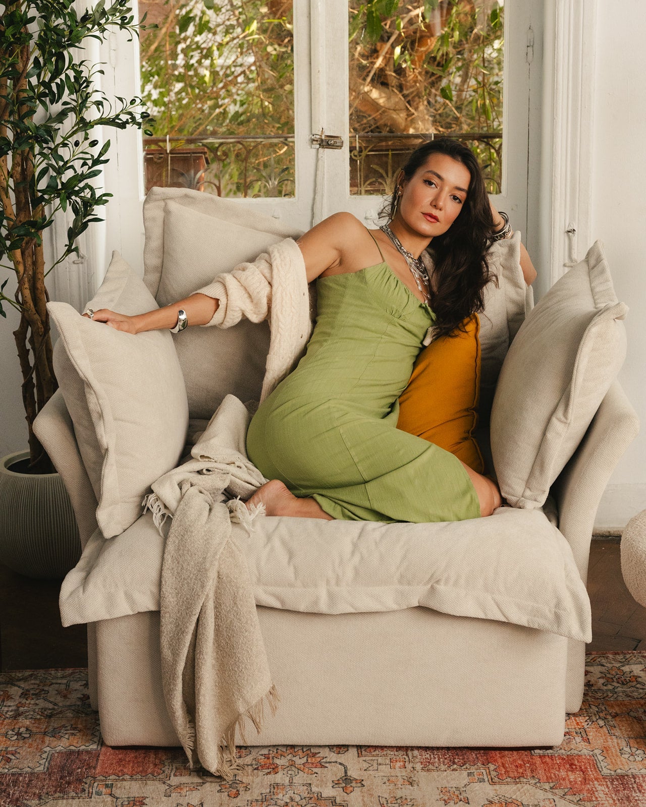 Beige Song Love Seat