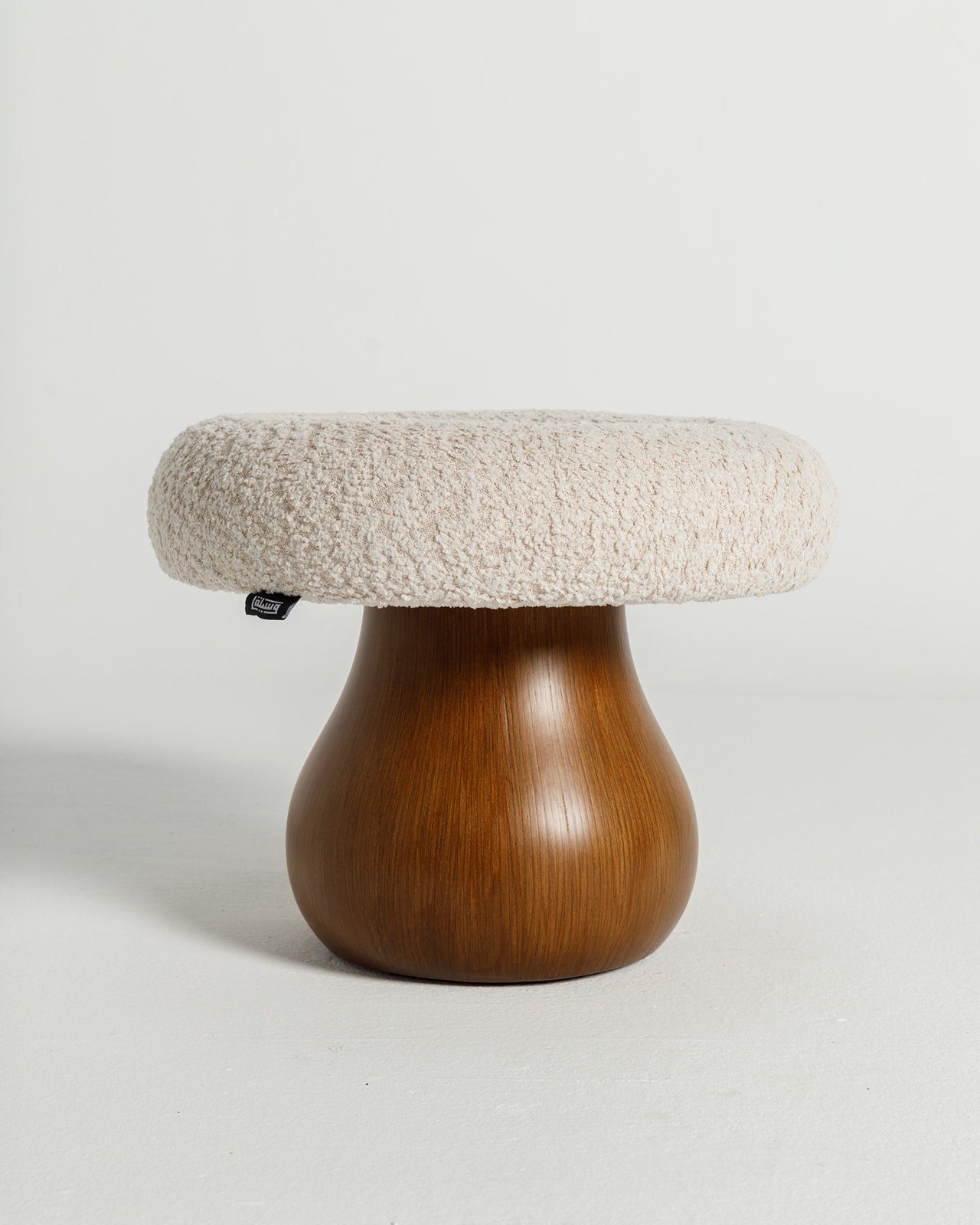 Beige Mushroom Pouf