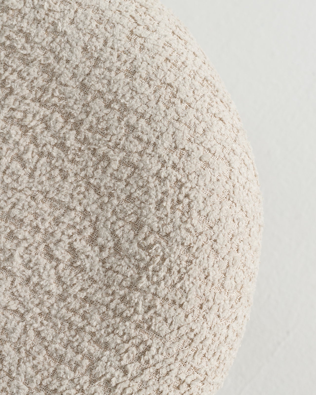 Beige Mushroom Pouf