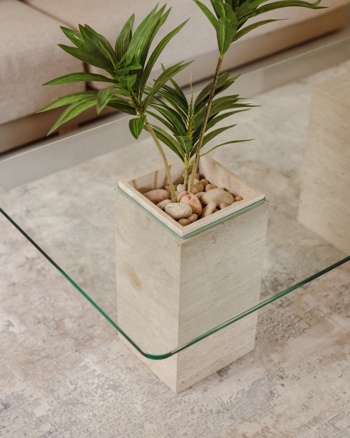 URTHY TRAVERTINE TABLE