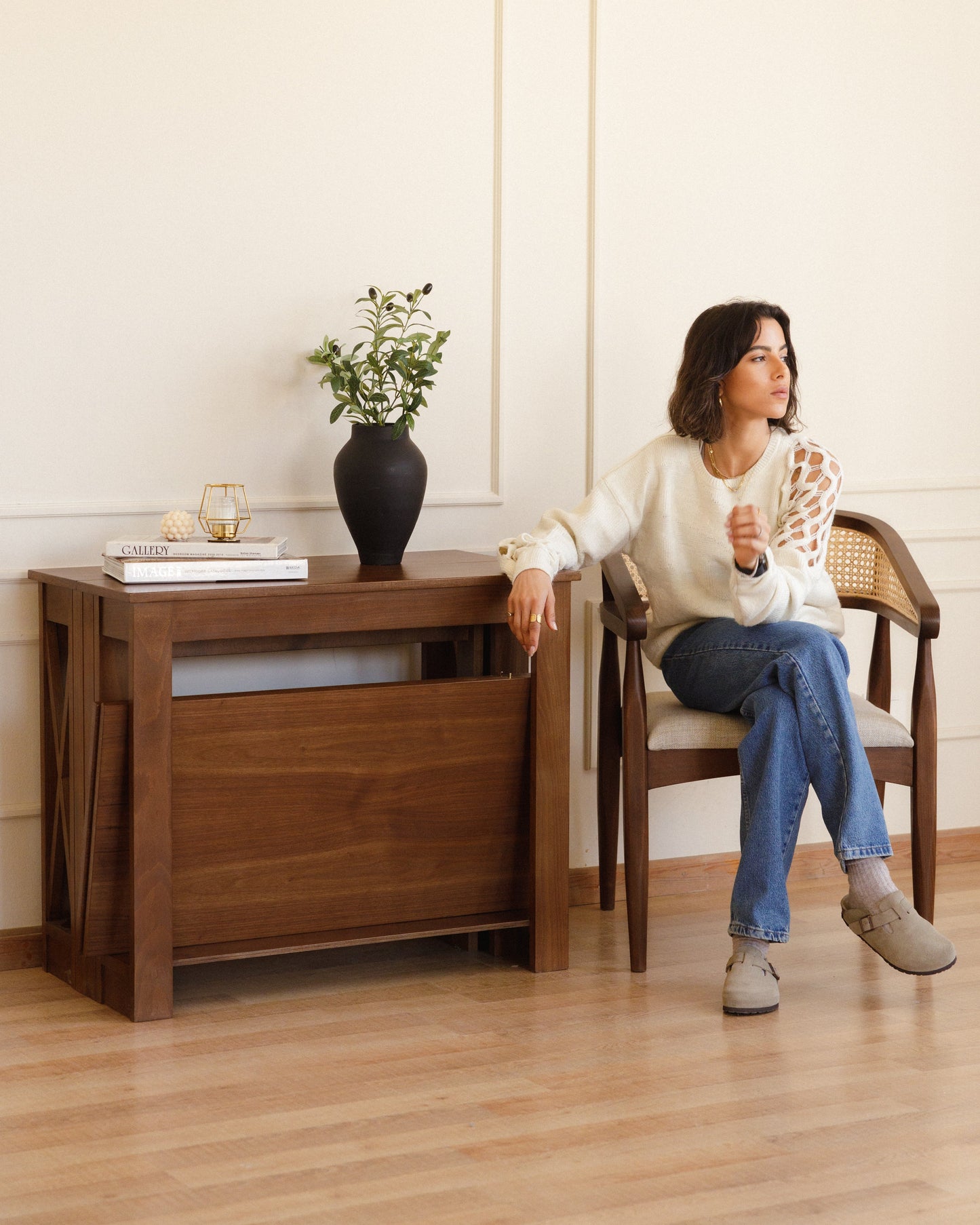 Walnut Transformer Table