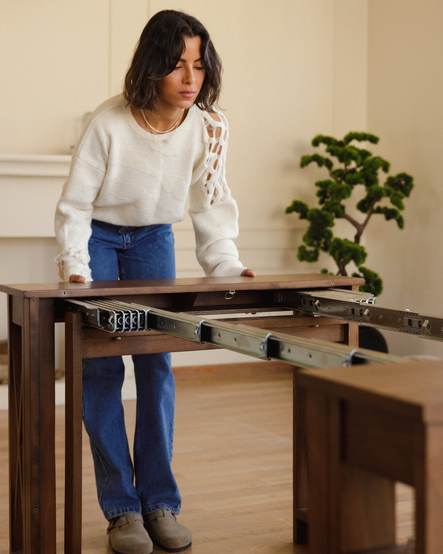 Walnut Transformer Table