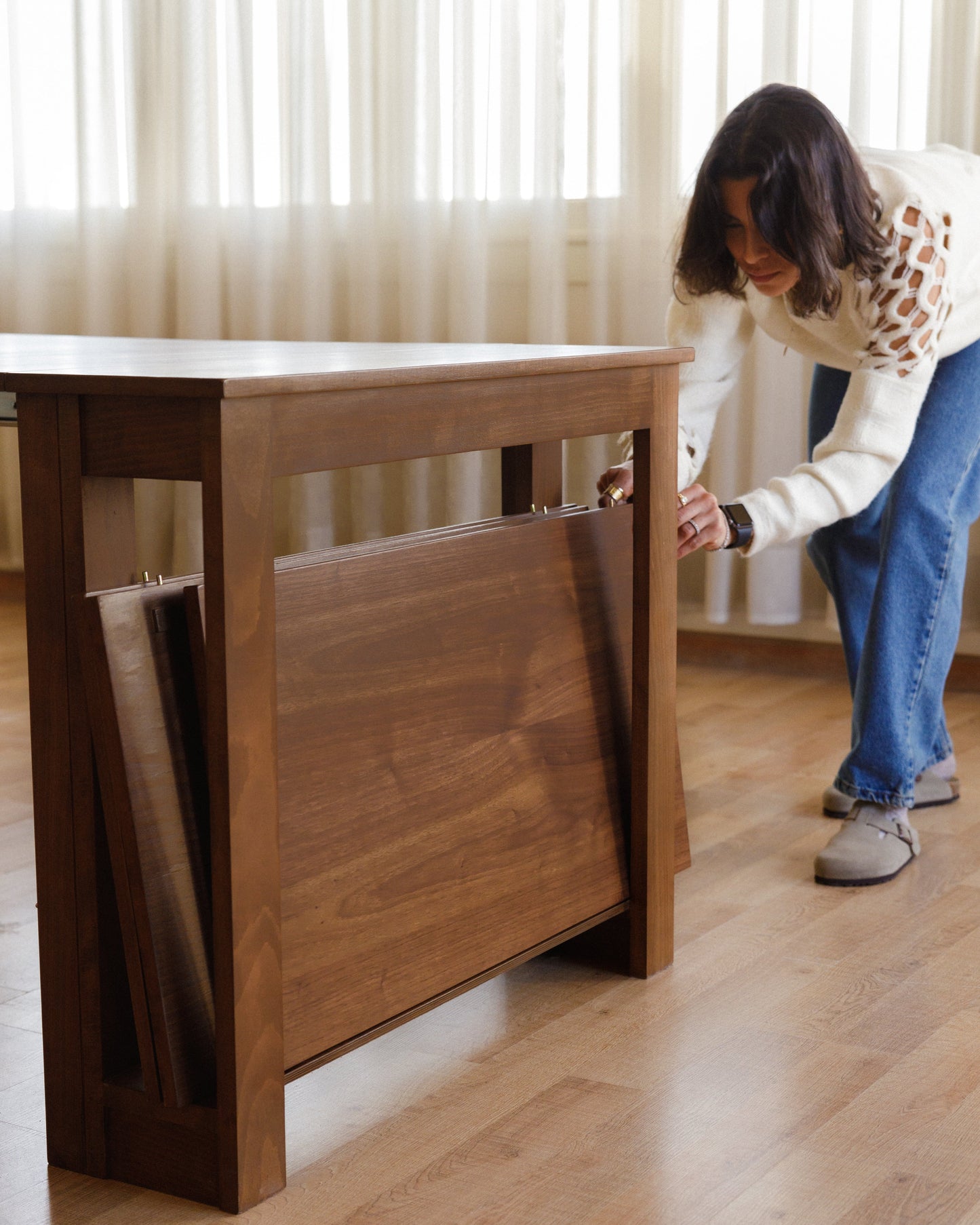 Walnut Transformer Table