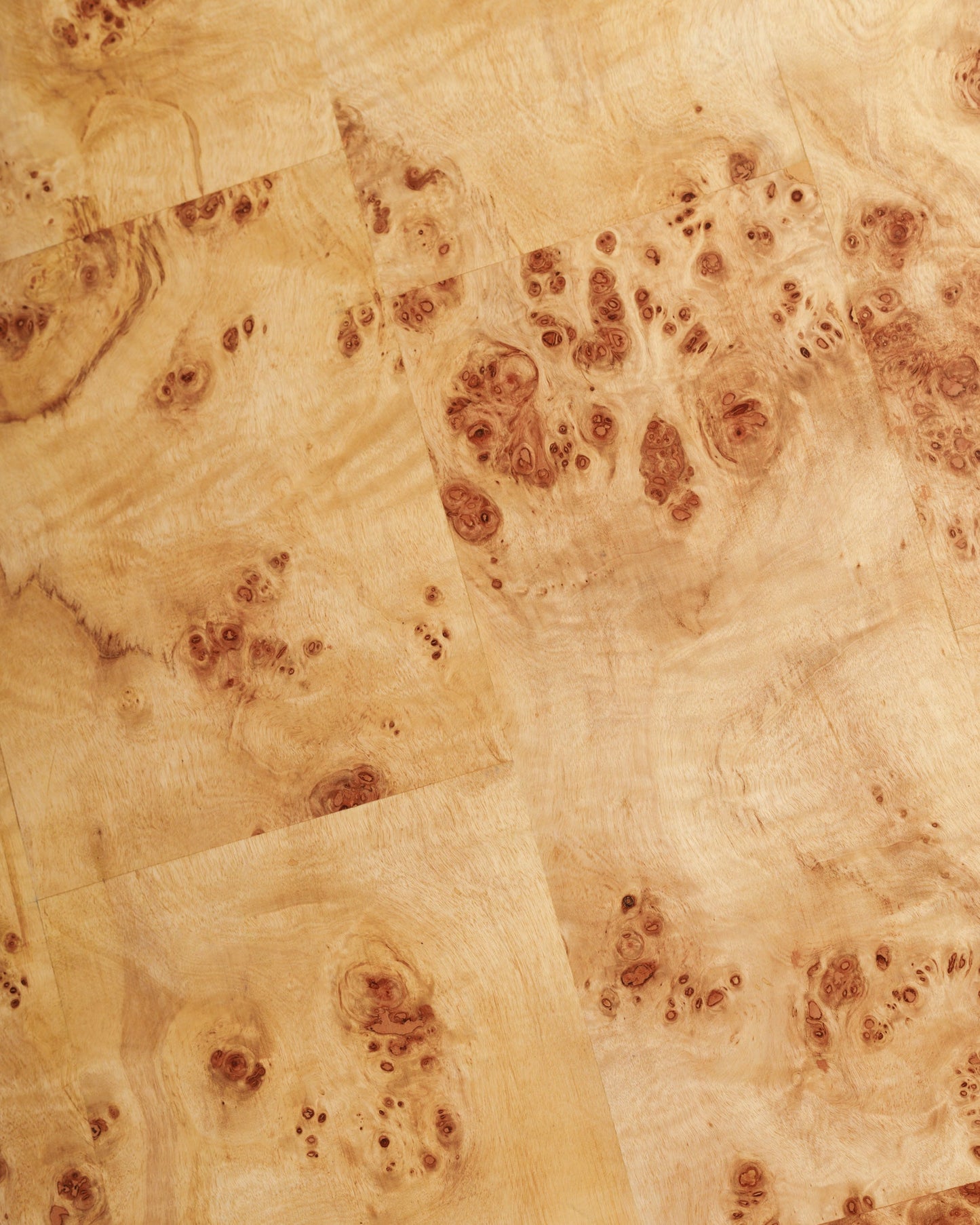 Burlwood Round Coffee Table