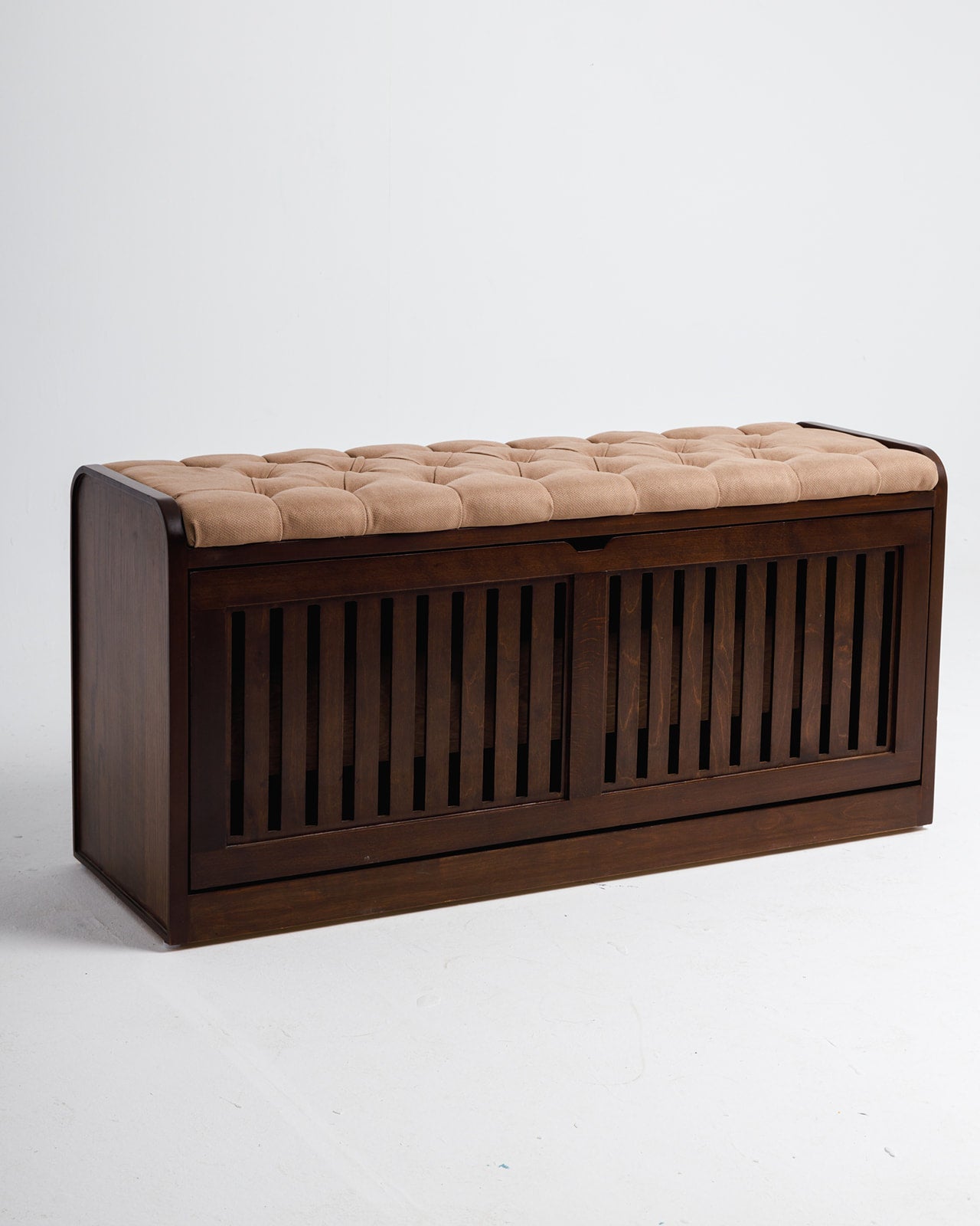 Secret Shoe Storage Bench