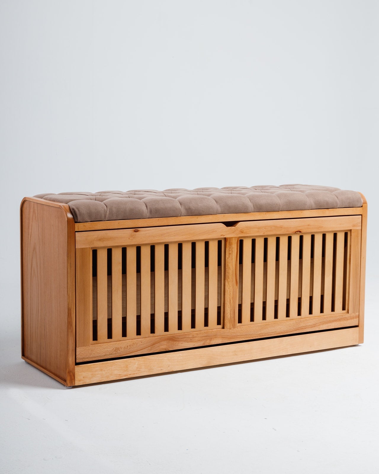 Secret Shoe Storage Bench