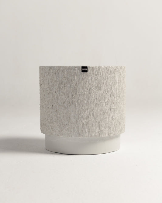 White Short Fiber Pot