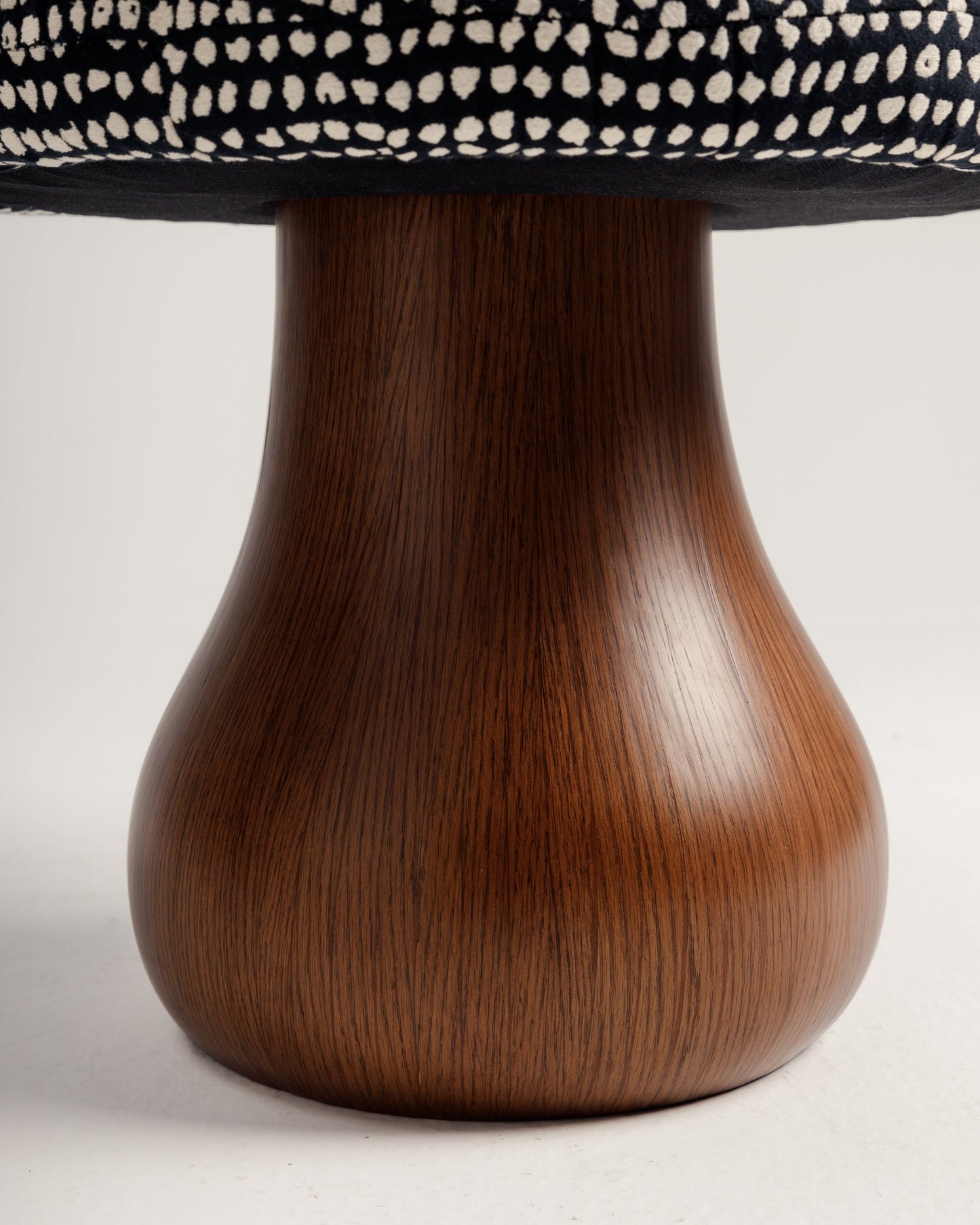 BW Mushroom Pouf