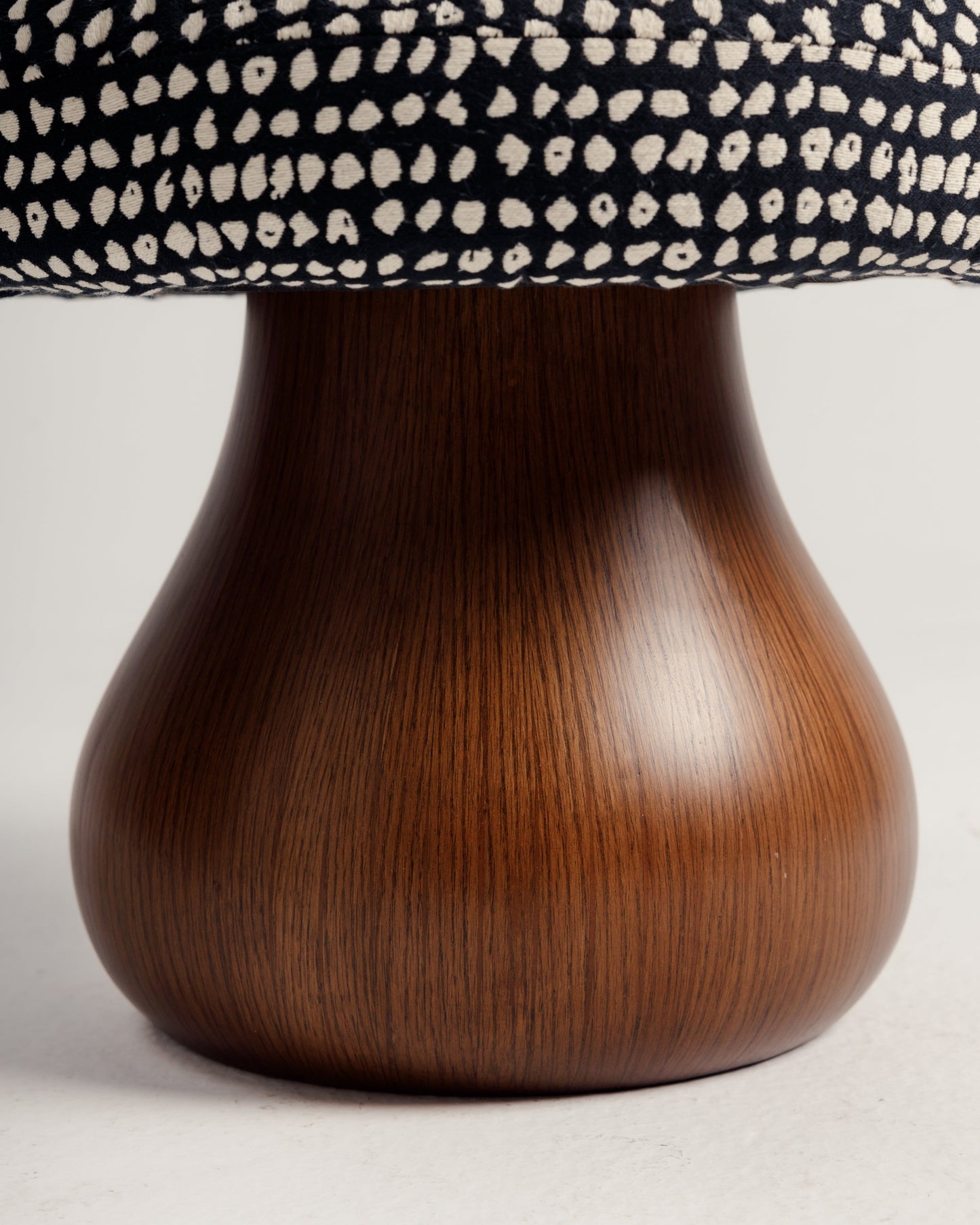 BW Mushroom Pouf
