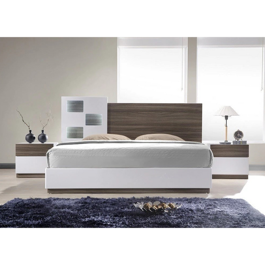Bedroom with a distinctive design