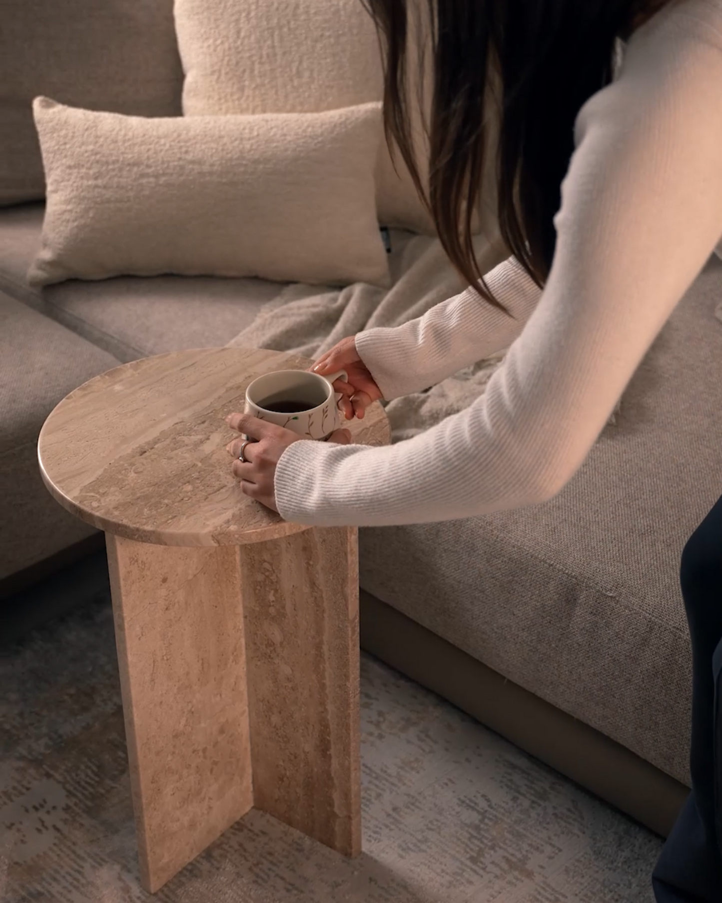 Breccia Side Table