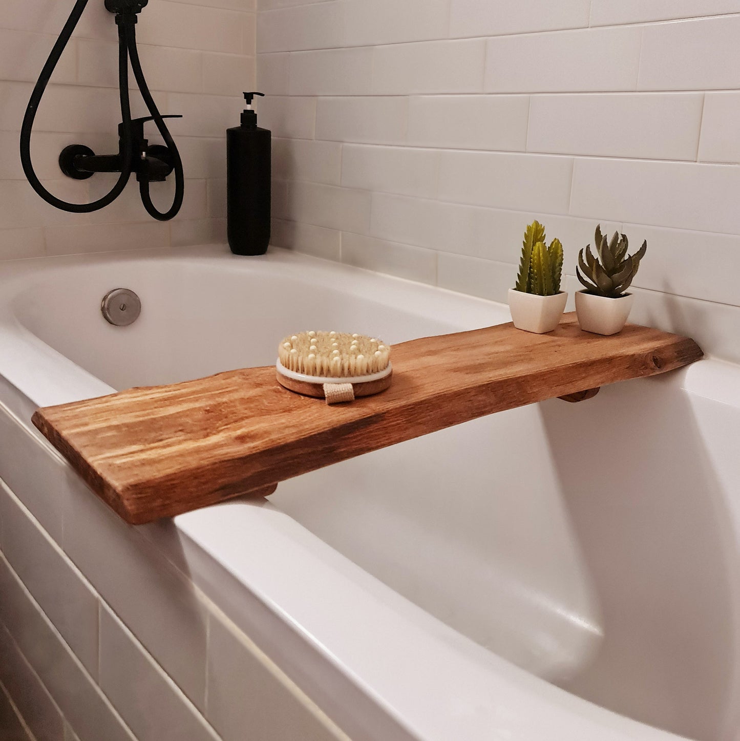 Live Edge Bathtub Tray