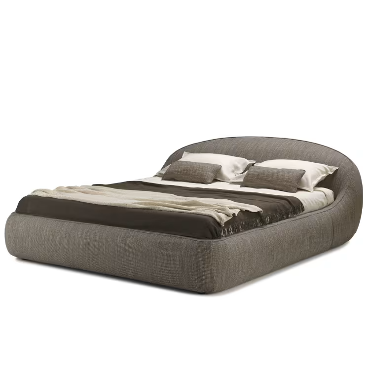 Hugs gray bed