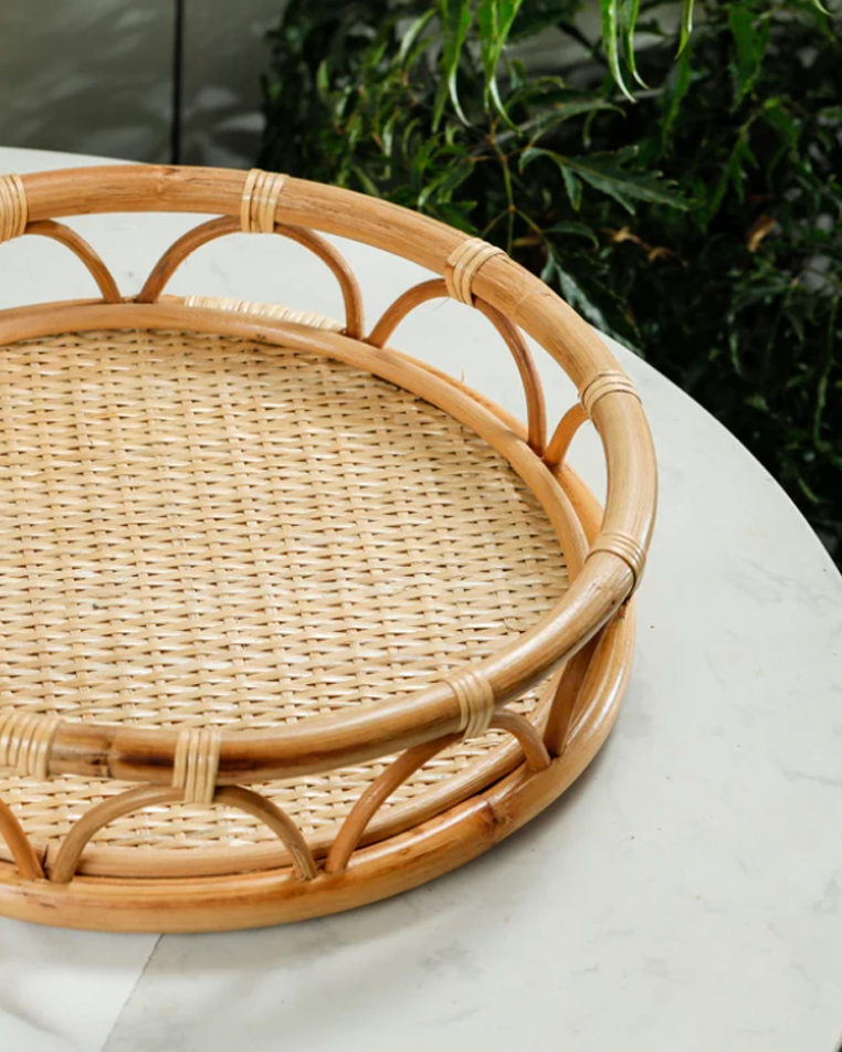 Rattan Serving Tray