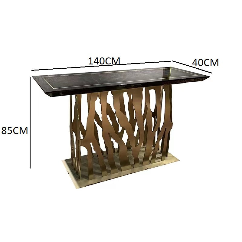Zebra Console Table
