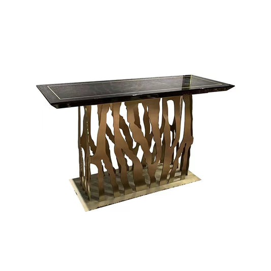 Zebra Console Table