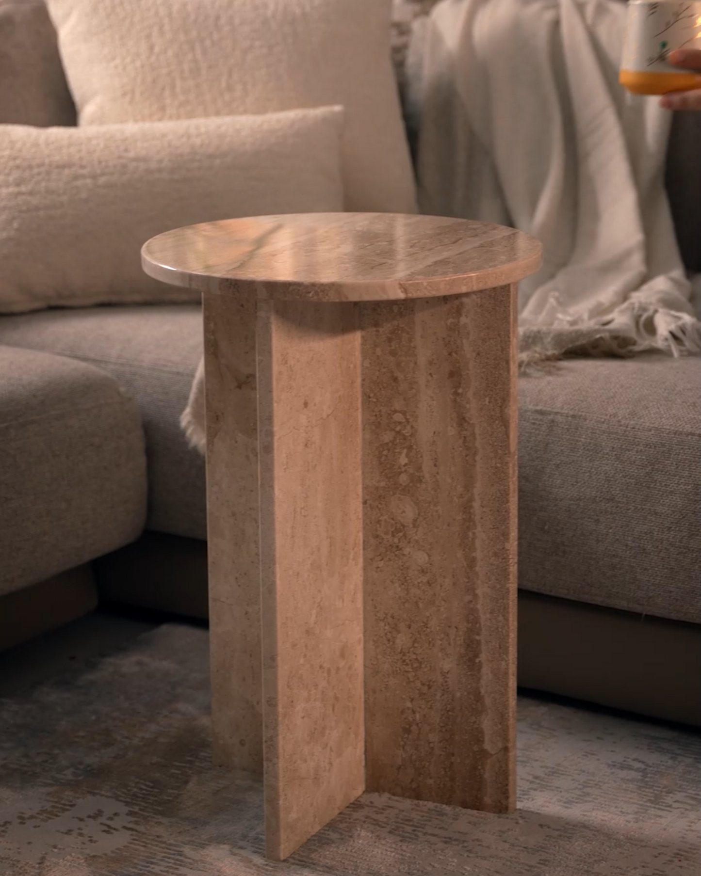 Breccia Side Table