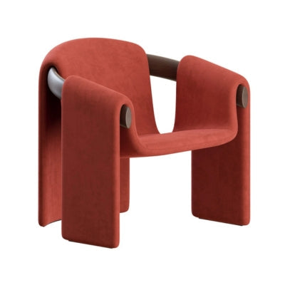 Sculptural Fabric Armchair