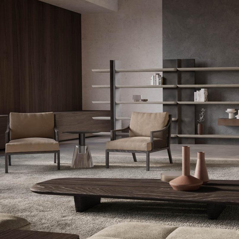 Armchair with distinctive design