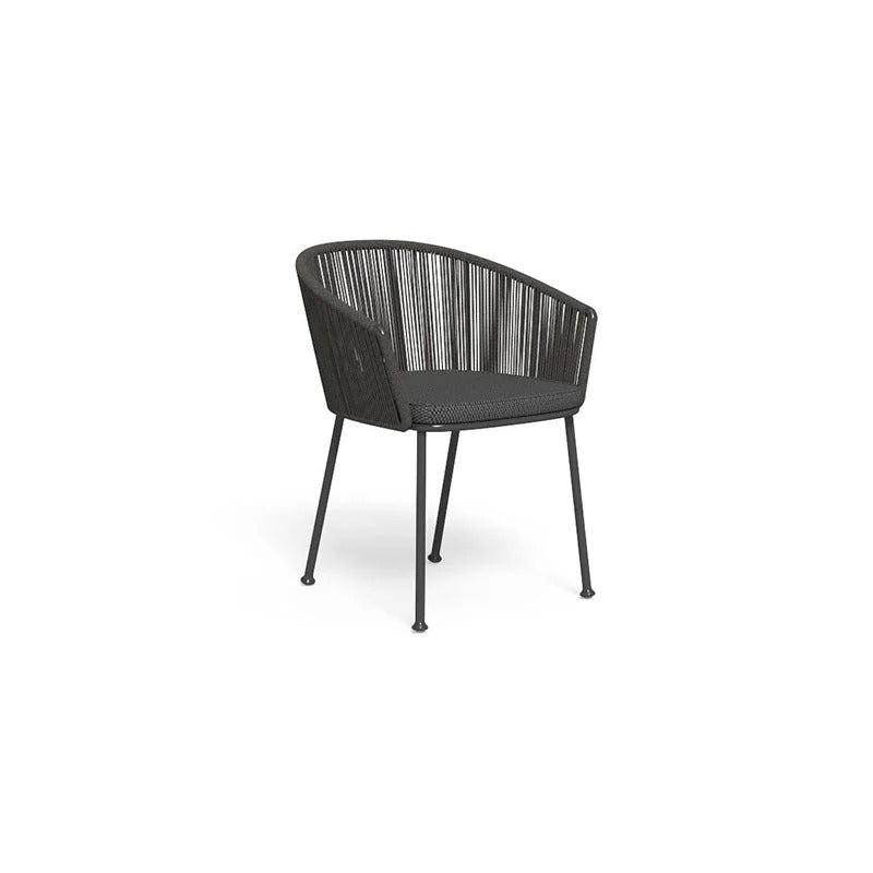 Coral Grey Metallic Outdoor Chair