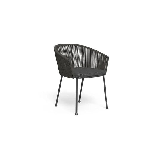 Coral Grey Metallic Outdoor Chair