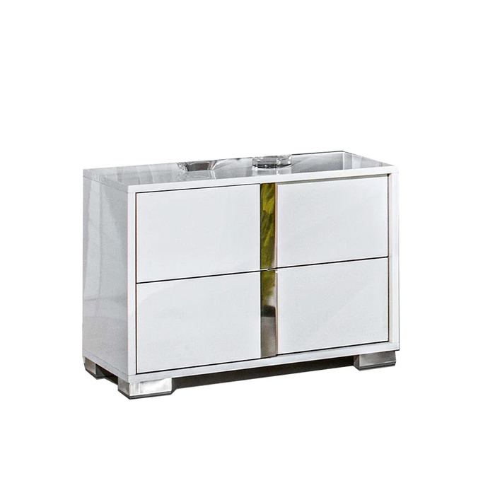 Alice Bed in Gloss White