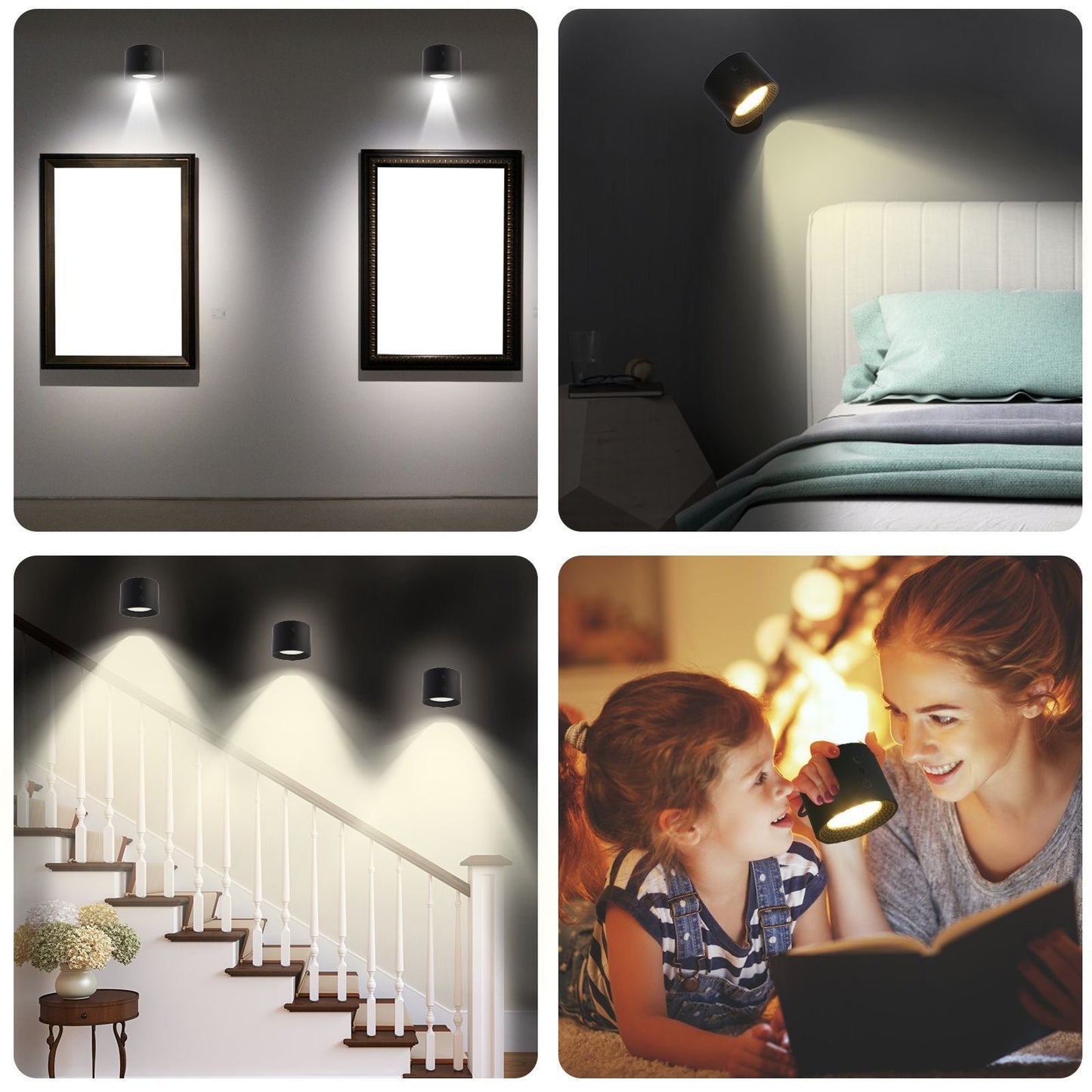 Magnetic Wall Spot - Rechargeable Dimmable