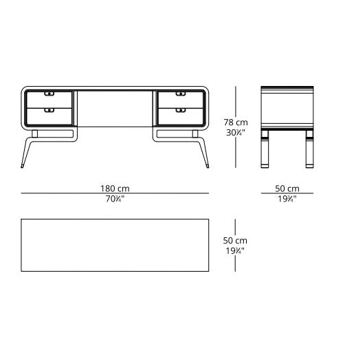 Hanami contemporary design vanity set