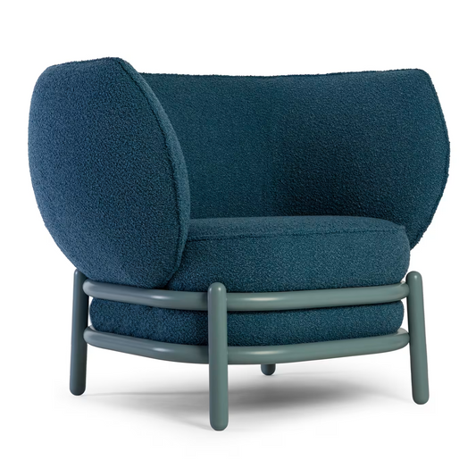 Luftballon blue lounge chair