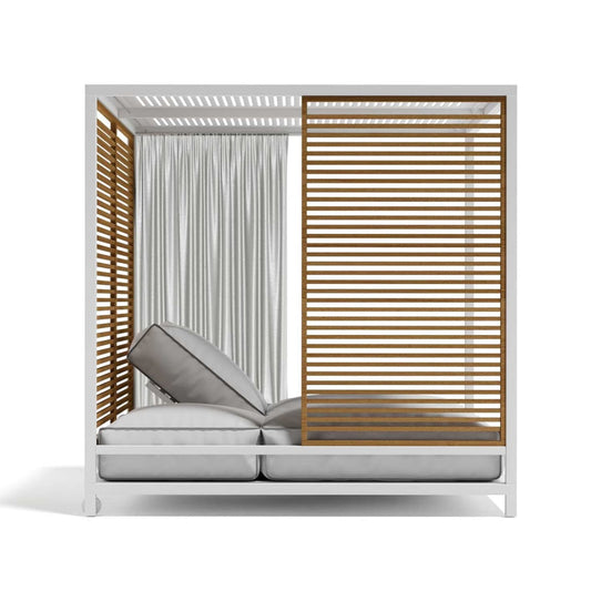 Modern outdoor lounge chairs with umbrella