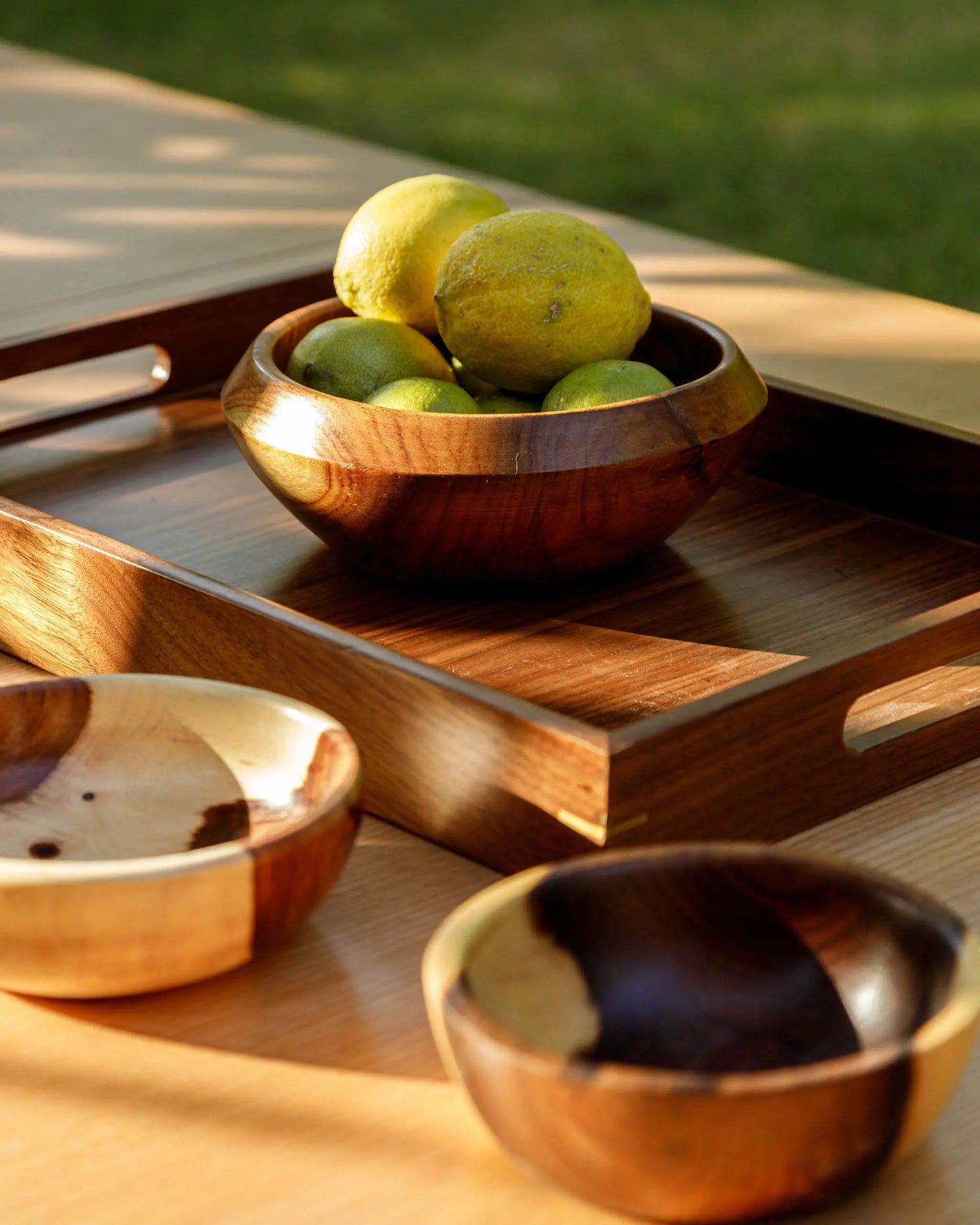 Medium Wooden serving bowl