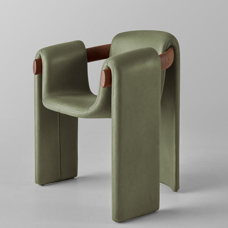 A chair with a unique design