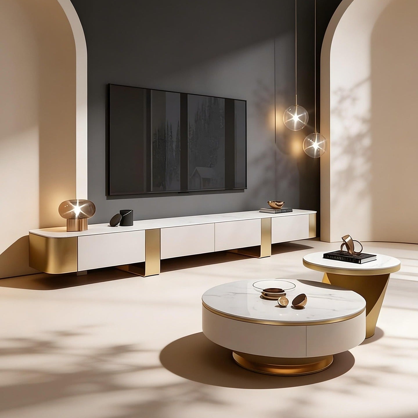 Contemporary Living Table Set