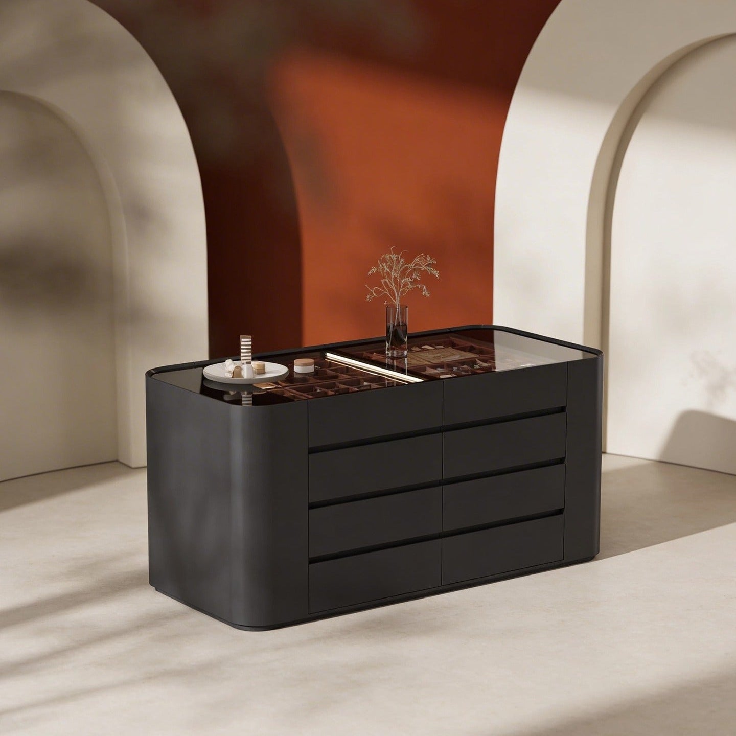 Modern drawer unit